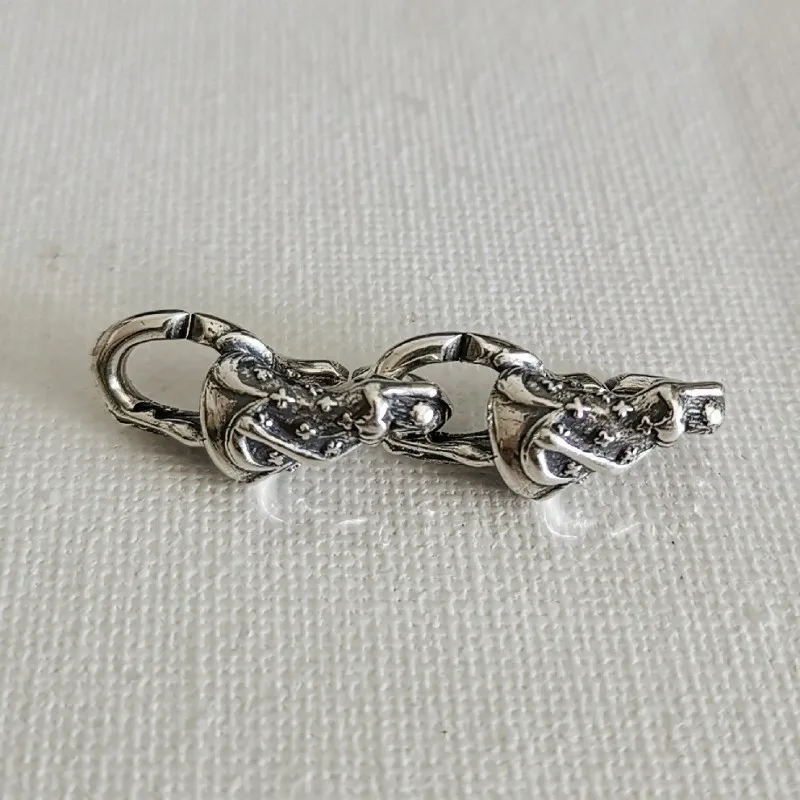Серия X Button-красивая застежка аутентичная s925 застежка из стерлингового серебра привлекательный, подходит, европейский бренд ювелирный браслет сделай сам