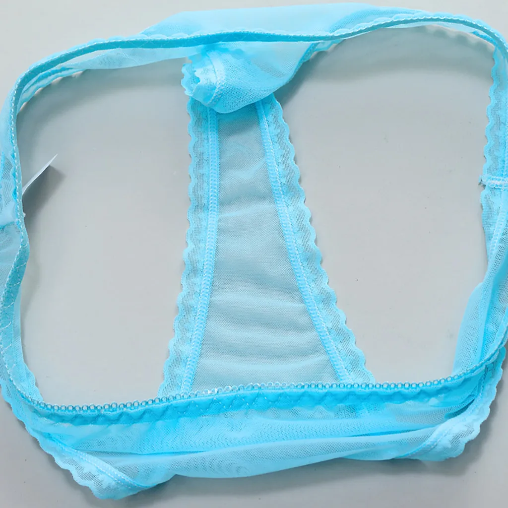 Женские сексуальные трусики стринги летние дышащие ультратонкие прозрачные с