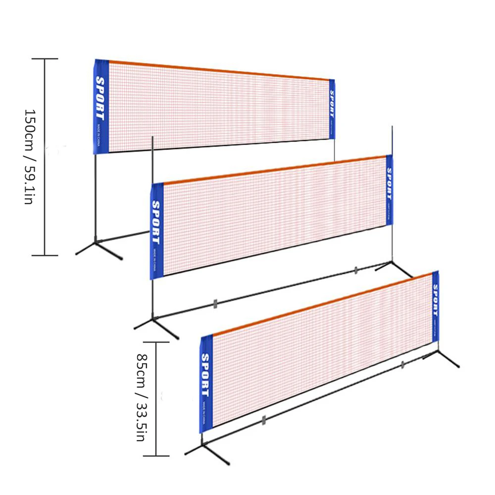 Регулируемая стойка для бадминтона портативная многофункциональная