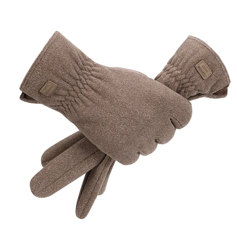 

JIFANPAUL fashion winter warm touch screen gloves self-heating men/women outdoor riding driving plus velvet windproof gloves
