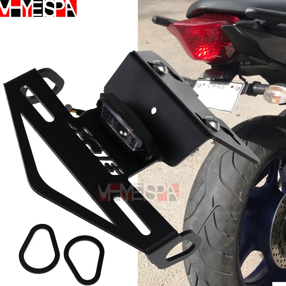 

Держатель номерного знака светодиодный светильник для YAMAHA XJ6/отверстие/F XJ6N XJ6F XJ6S FZ6R 2009-2017 аккуратный Устранитель крыла мотоцикла