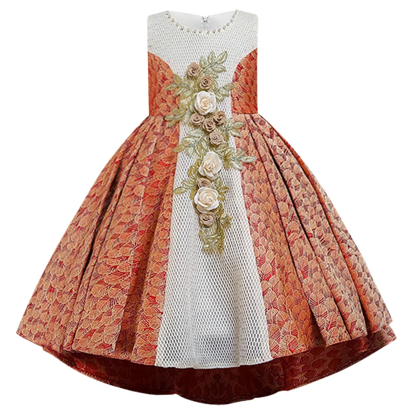 Цветочный смокинг для девочек на свадьбу вечеринку подружки невесты с вышивкой