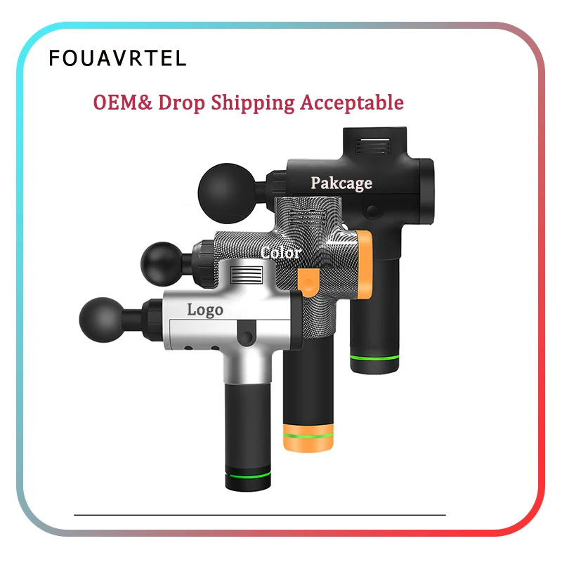 Электронный массажный пистолет массажер для глубокого тела мышц терапия