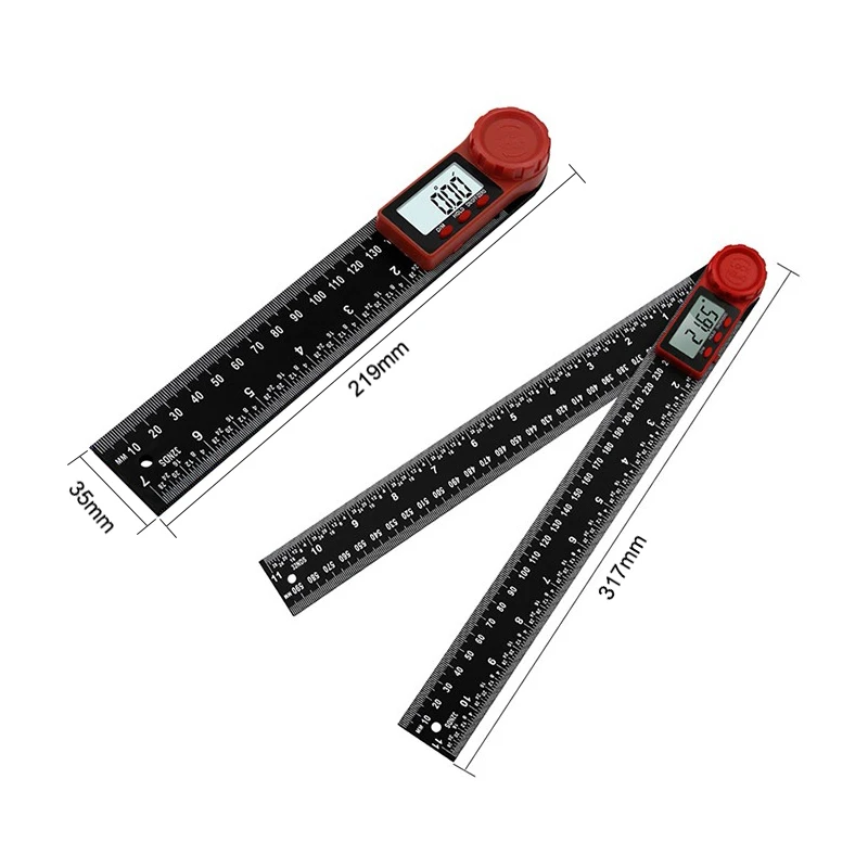 Цифровой Измеритель угла 360 ° угломер цифровая линейка измерительный инструмент