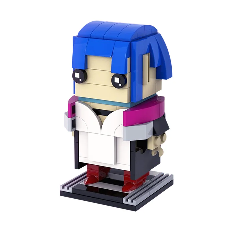 

MOC Creativity Cartoons Brickheadzals Mini Game Bricks Building Blocks DIY Model Assembly Construction Educational Toys Gift