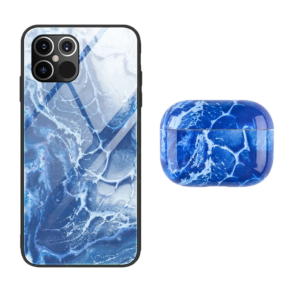 Чехол с мраморным градиентом для iphone 11 12 Pro Max Mini XR XS SE 2020 6 6S 7 8 Plus чехол наушников