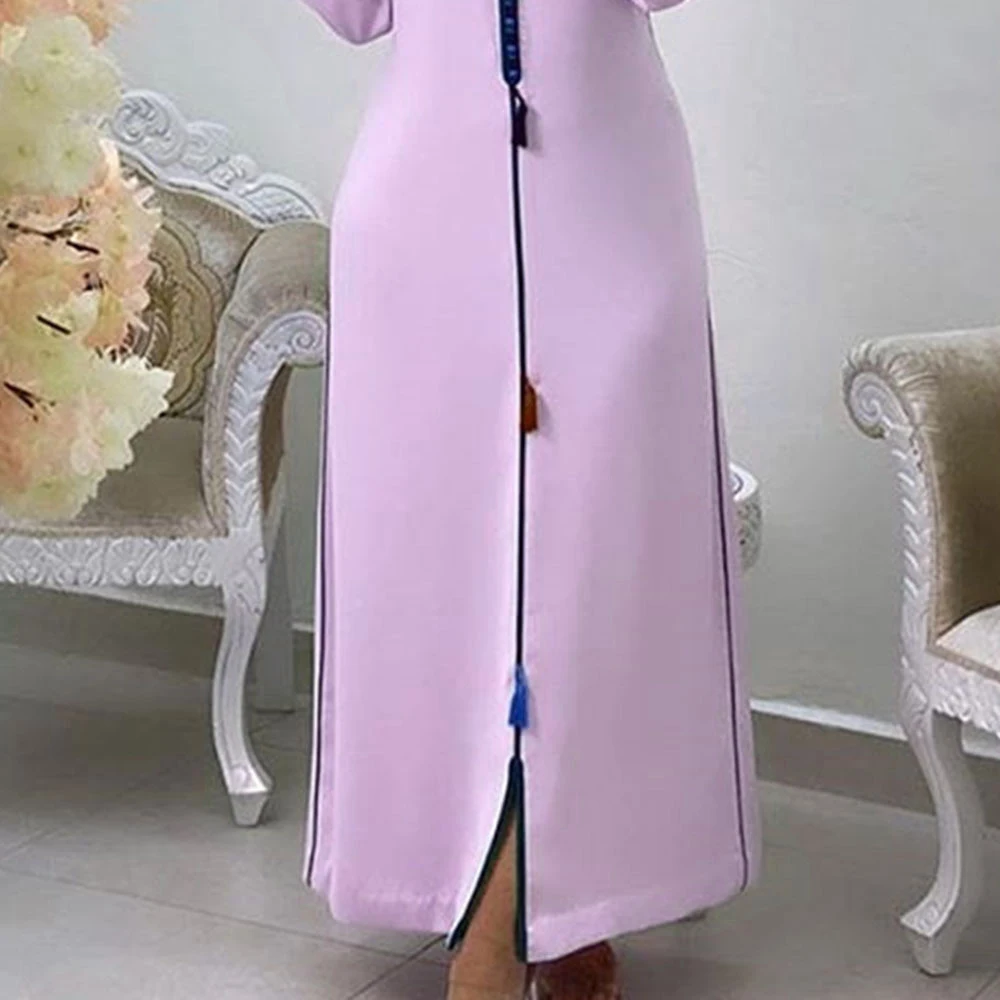 

African Women Vintage Long Robe Dress Casual Loose Femme Vestiods Long Sleeve Fall Autumn Hooded Maxi Female Dresses 2021