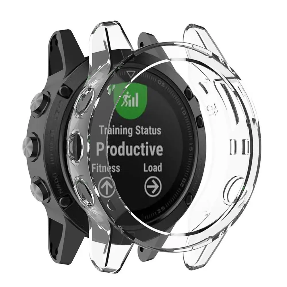White Protector case 26 22 20 мм ремешок для часов Garmin Fenix 5X5 5SPlus 3 3HR Fenix 6 6X 6X Pro Watch Quick Release силиконовый легкий ремешок на запястье - Цвет: White Protector case
