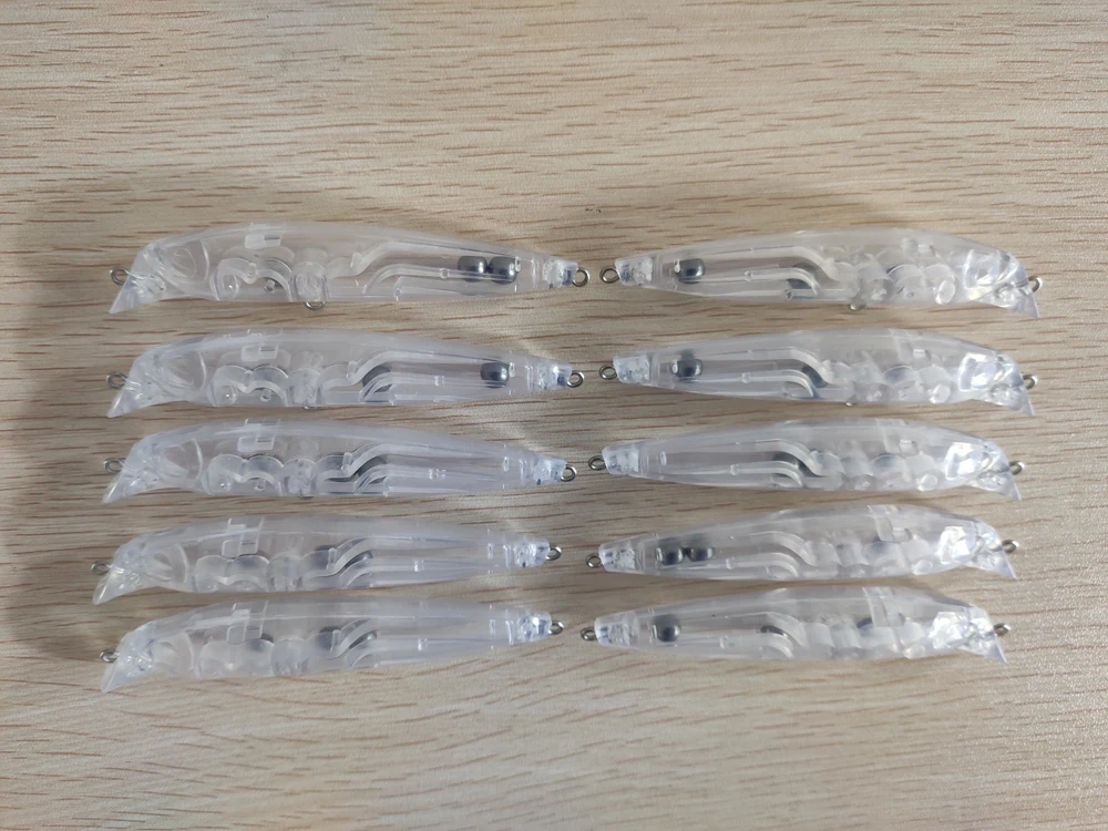 10 шт. неокрашенные рыболовные приманки для тела Minnow Hardbaits воблеры Aritificial baits 93 мм 9