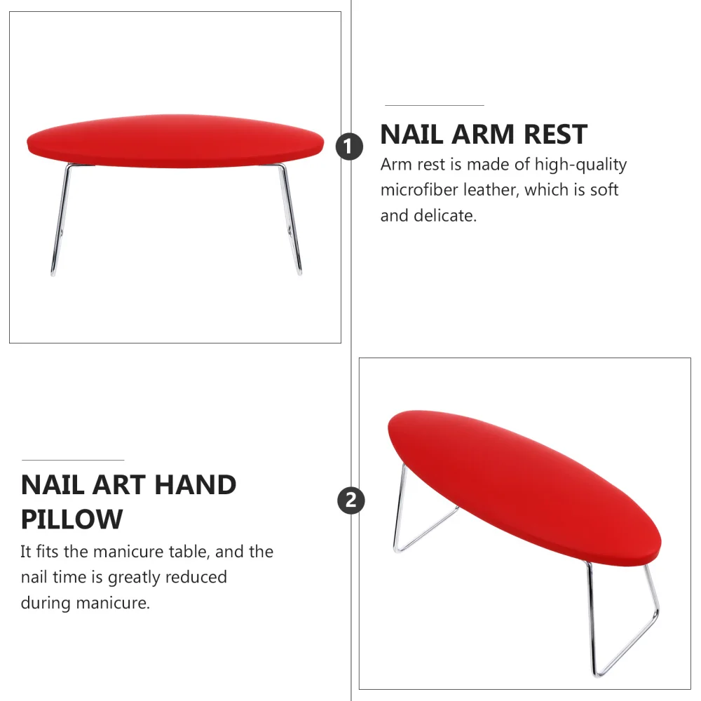

1Pc Leather Manicure Hand Arm Rest Pillow Nail Hand Pillow Manicure Accessories