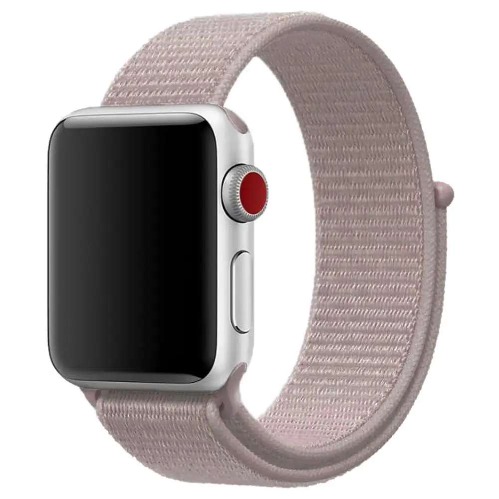 13 Ремешок для наручных часов Apple Watch 4 5 серии 3/2/1 38 мм 42 мм мягкий нейлон дышащий сменный ремешок Спортивные петли для наручных часов iwatch серии 4 40 мм 44 мм - Цвет ремешка: 13
