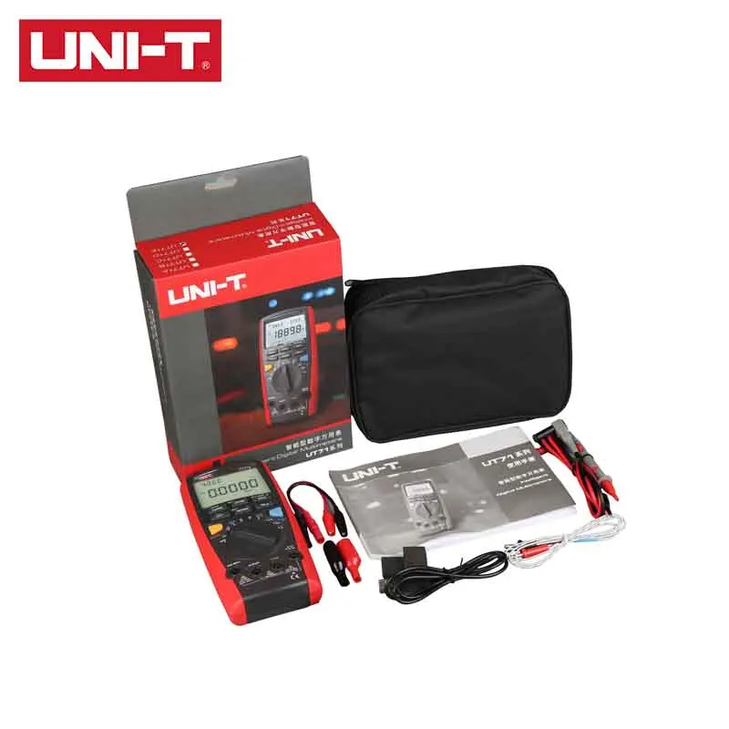 UNI T UT71A/UT71B/UT71C/UT71D/UT71E среднего Размеры Lntelligent Цифровой мультиметр переменного