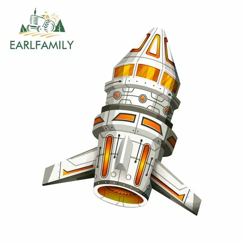 EARLFAMILY 13 см x 11 1 для космического корабля Мультяшные автомобильные наклейки