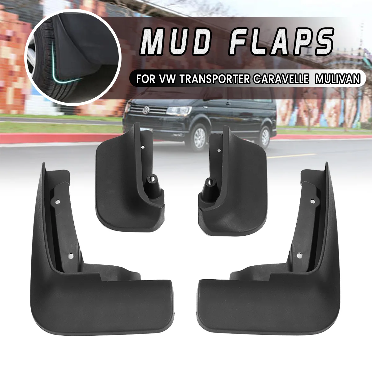 Для VW Transporter T6 Caravelle 2016 2017 2018 Mulivan 2017-2018 Автомобильные Брызговики для Fender |