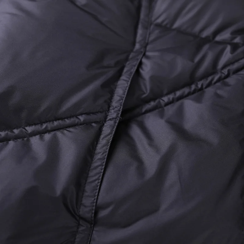 Зимнее пуховое пальто Janveny Женская пуховая куртка свободная утепленная на 90%