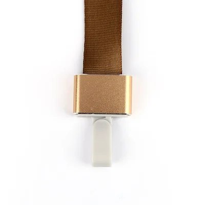 Rope Golden Новинка, 1 шт., визитница из алюминиевого сплава, визитница, бейдж, талреп, металлический чехол - Цвет: Rope Golden