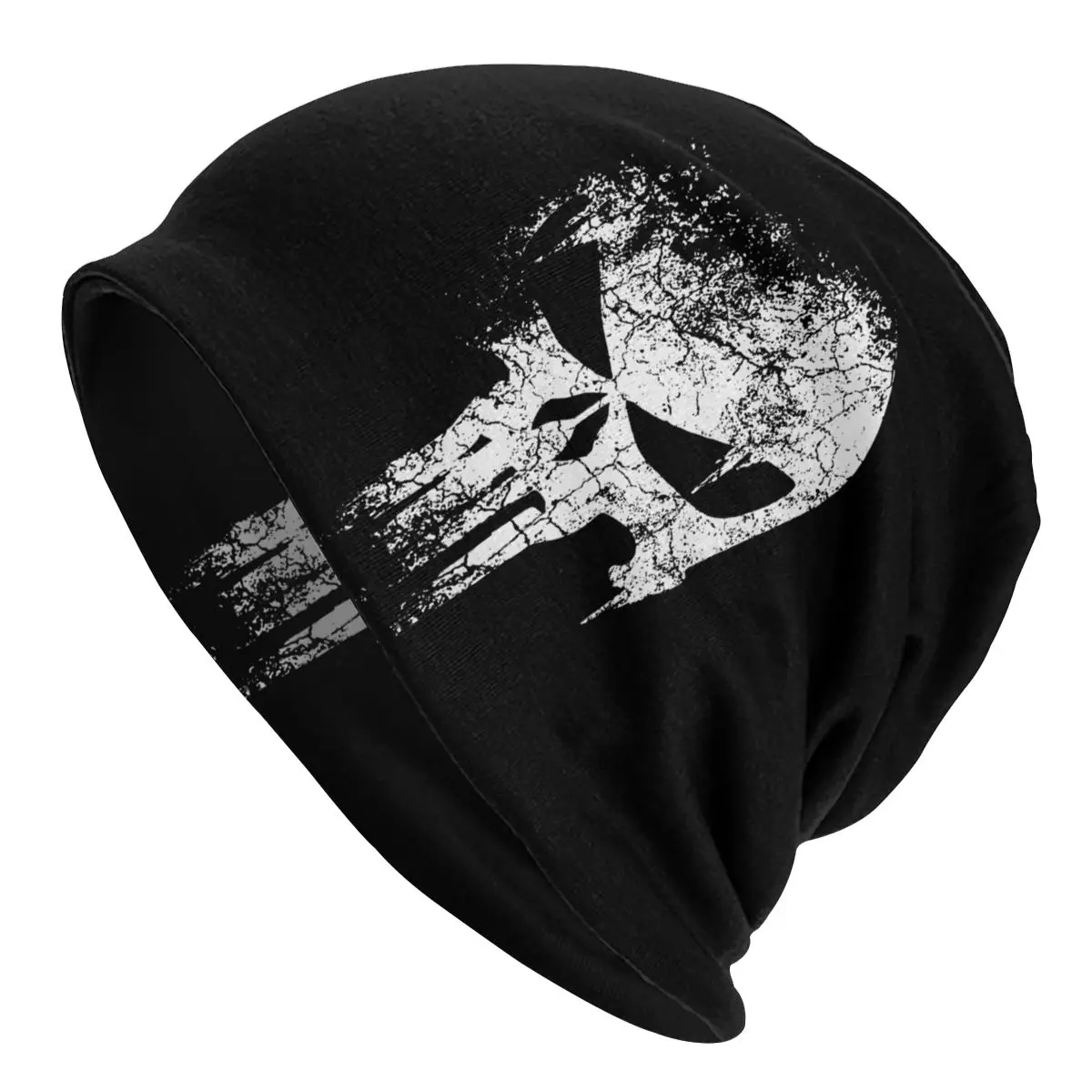 Punisher Skeleton Skull Bonnet Hats Knit Hat Goth Ski Skullies Beanies Hats Unisex Spring Warm Head Wrap Caps