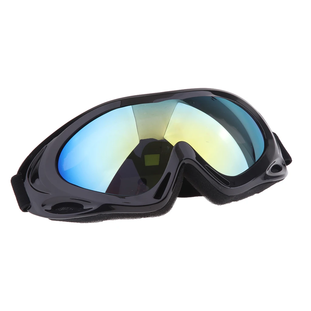 Цветные очки для езды на мотоцикле и снегоходе маска лица защитные от