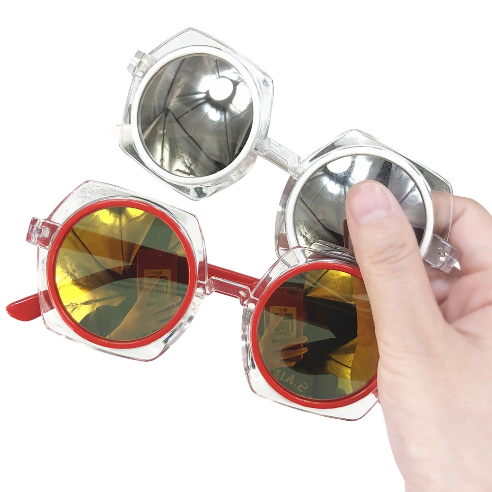 Детские Винтажные Солнцезащитные очки UV400 в стиле ретро брендовые дизайнерские