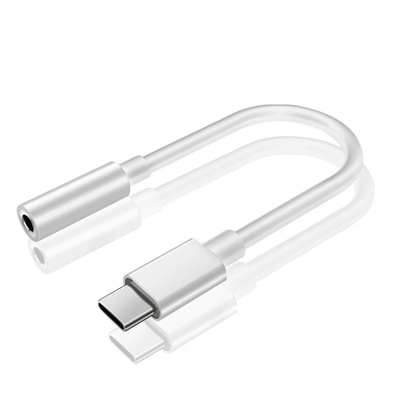 Адаптер Auswaur USB Type-C-3 5 мм 5В белый |