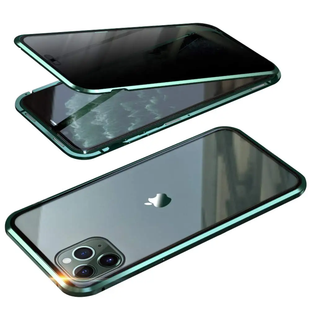 Магнитный чехол для телефона iPhone 11 Pro защита на 360 градусов магнитное переднее и
