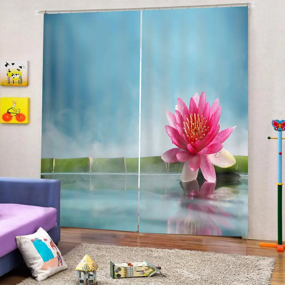 Затемняющие оконные шторы для фотосъемки Роскошные 3D занавески гостиной кровати