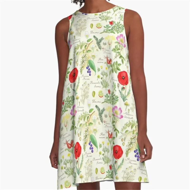 

Fashion Women summer dresses Breakfast is people Printed A-Line Boho Dress for women harajuku Sexy ladies mini short beach dress