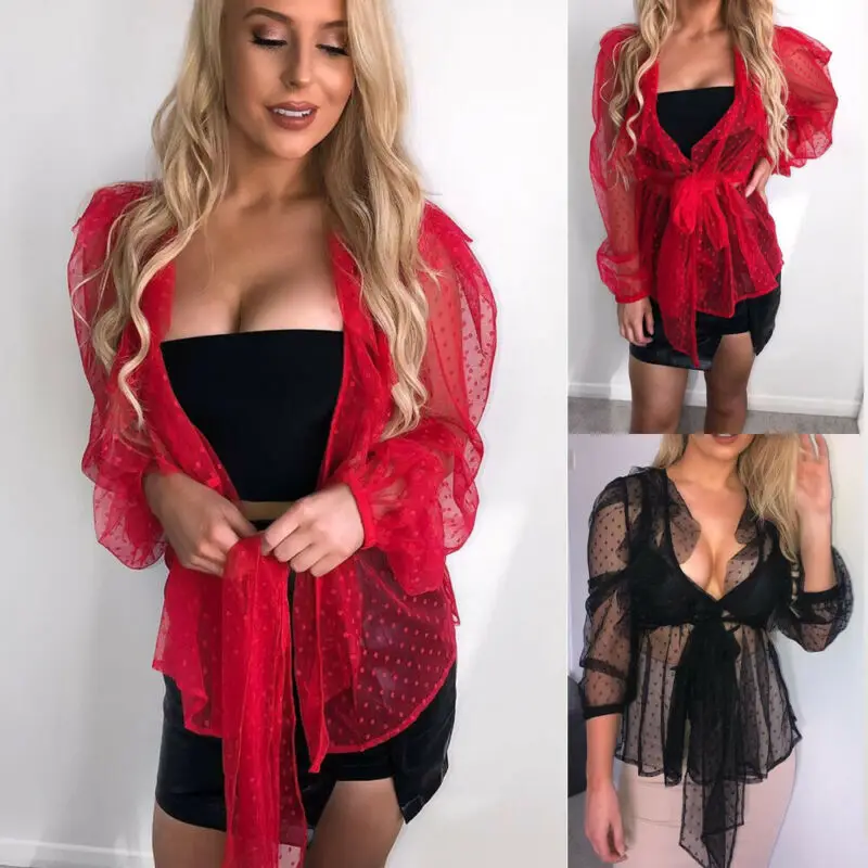 Женская блузка с рукавами-фонариками 2020 Пляжная накидка для плавания | одежда