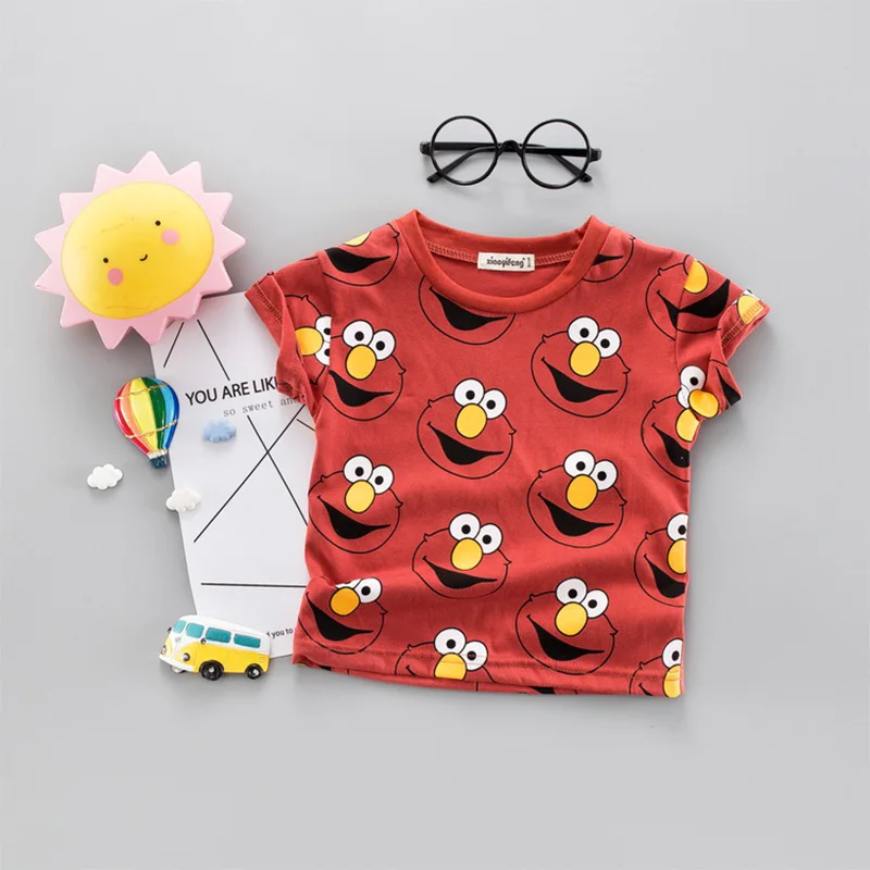 

Baby's wear Baby's short sleeved baby's short sleeved baby's thin breathable cotton T-shirt baby's top is fashionable