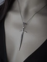 sword necklaceearrings dagger necklacesword pendant medieval jewellery