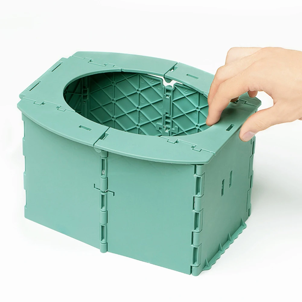 

Beach Car Portable Folding Toilet Porta Potty Easy Clean For Kids Baby Commode