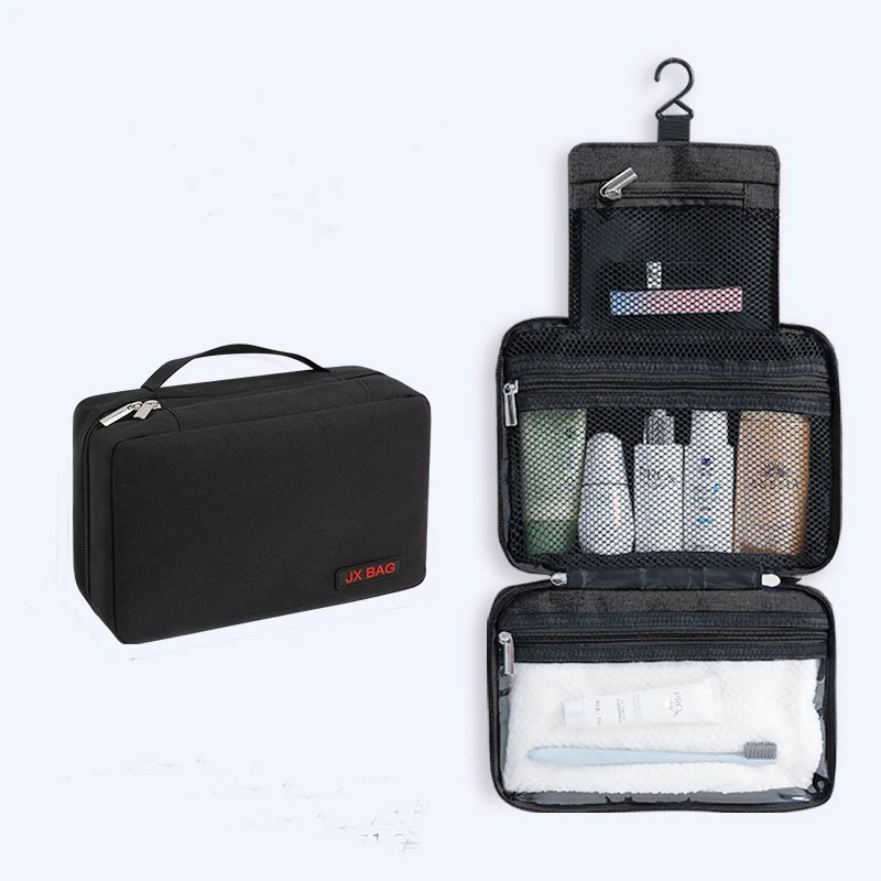 Men Travel Waterproof Oxford Toiletry Bag Women Cosmetic Beautician Case Bathroom and Shower Toilettas Wash Organizer