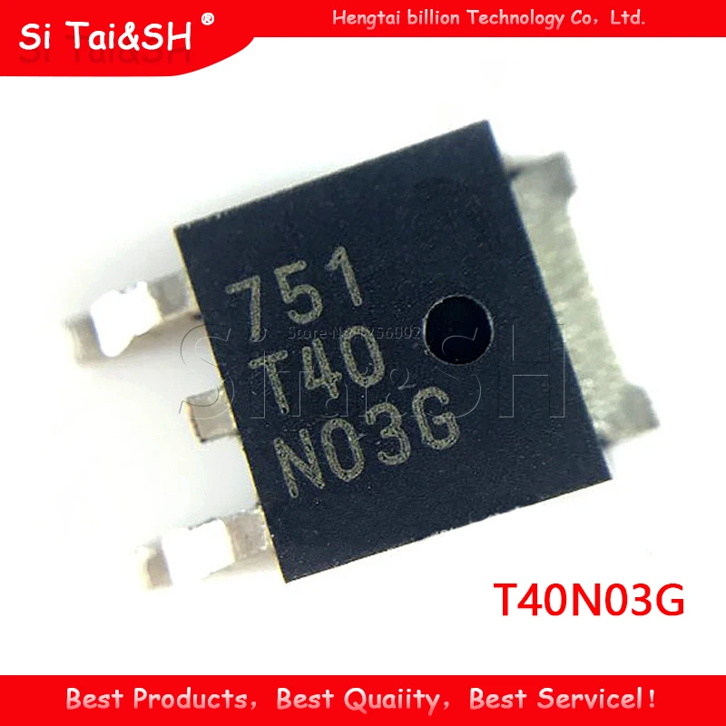 10 шт. MOS T40N03G NTD40N03R T40N03 TO252|Интегральные схемы| |
