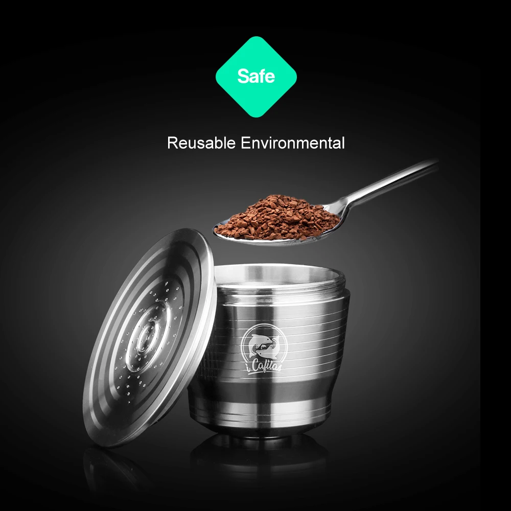Капсулы для кофе Nespresso многоразовые капсулы фильтры из нержавеющей стали nesspreso
