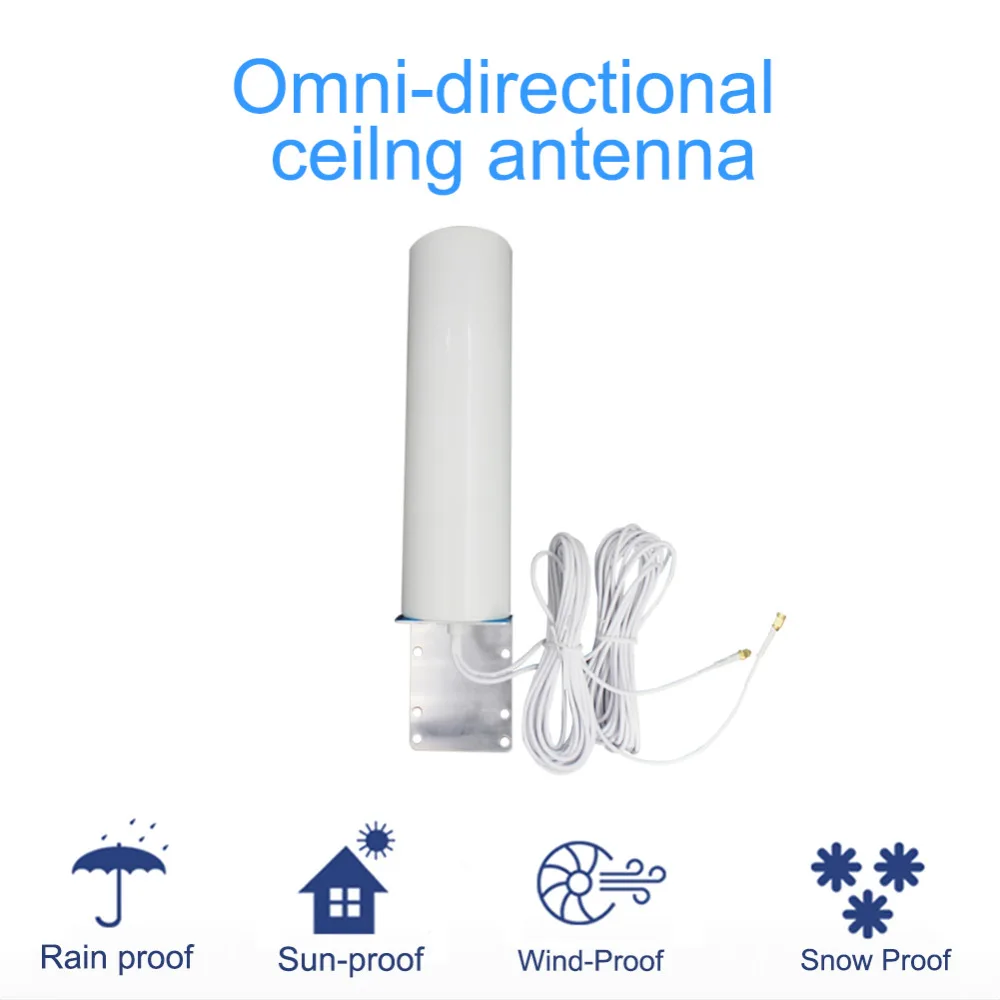 3G 4G Antenna SMA-M Outdoor Antenna with 10M Meter SMA Male CRC9 TS9 Connector for 3G 4G Router Modem