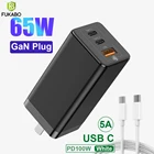65 Вт Quik Charge 3,0 USB быстрая зарядка PD GaN зарядное устройство для iPhone Xiaomi Huawei Samsung мобильный телефон, ноутбука, планшета, адаптер зарядки