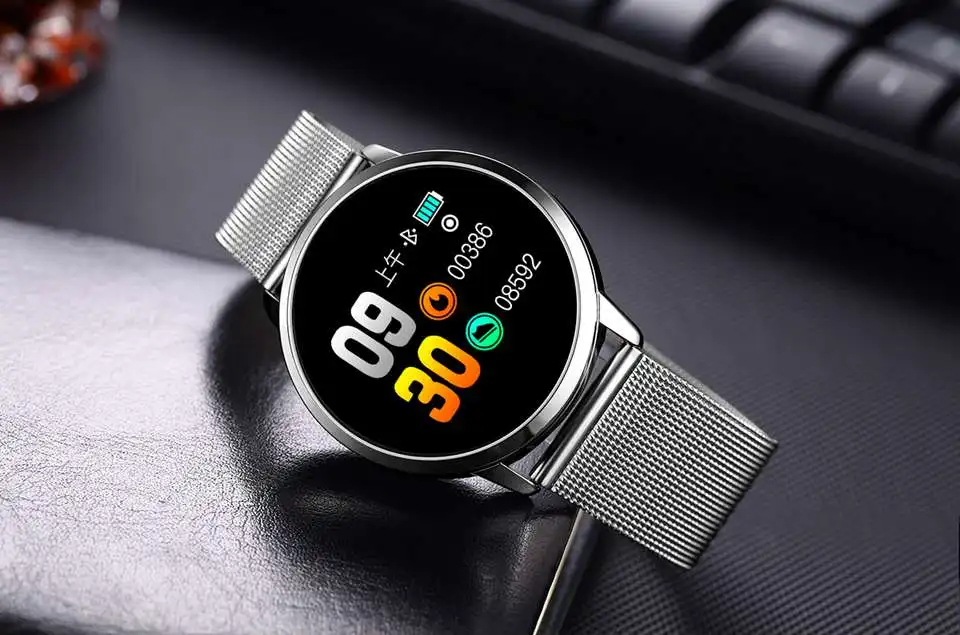 Смарт-часы Timewolf Q8 OLED цветной экран фитнес-трекер монитор сердечного ритма Bluetooth IP68 Водонепроницаемые умные часы Q8