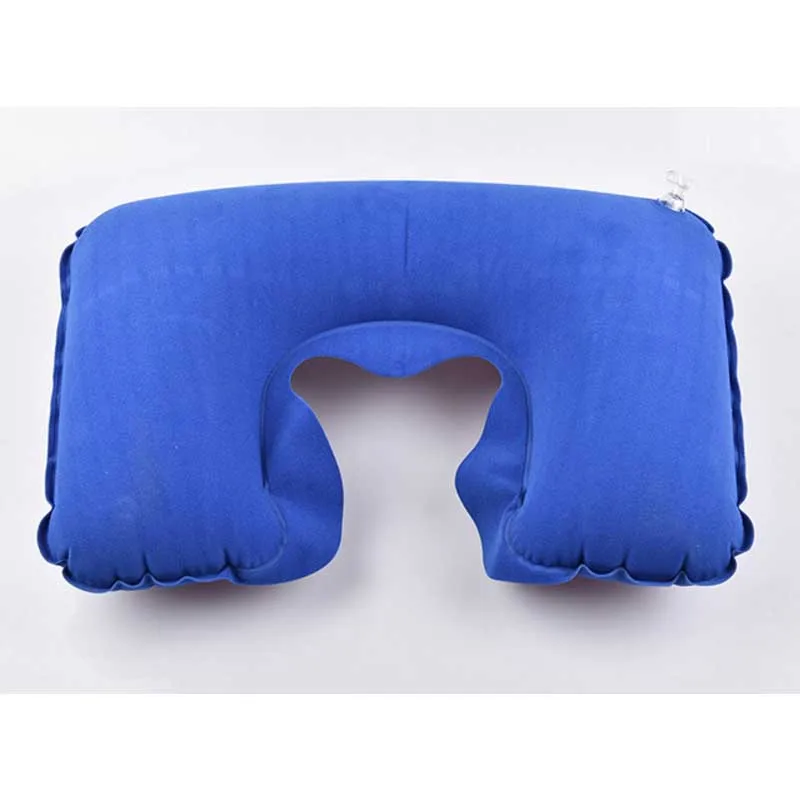 U образная портативная подушка для путешествий надувная шеи из ПВХ отдыха