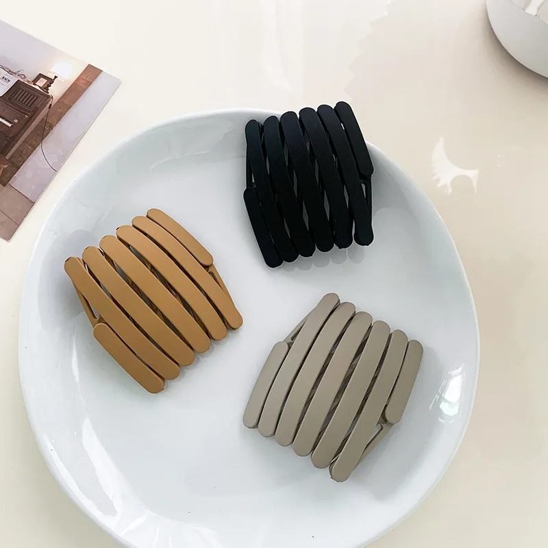 

Telescopic Hairbands New Portable Folding Bundled Headbands Women Girl Hair Hole Tooth Non-slip Bands Accessories Headdress