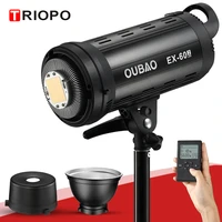 triopo ex 60wiii led video light 5600k white photography continuous light bowens mount for studio video recording vs sl 60w