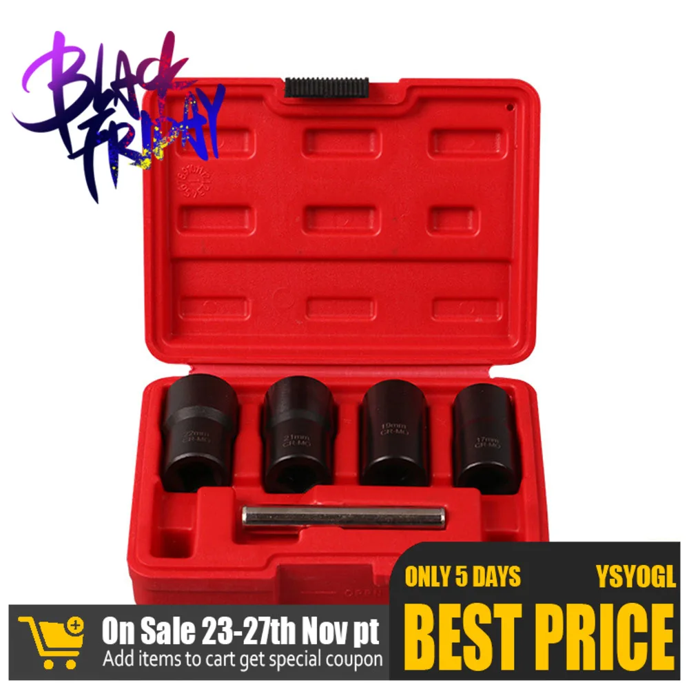 

5 шт. спиральные винты для шин, анти-зубчатый экстрактор, ранцевый набор инструментов для автомобилей, грузовиков, инструменты для ремонта а...