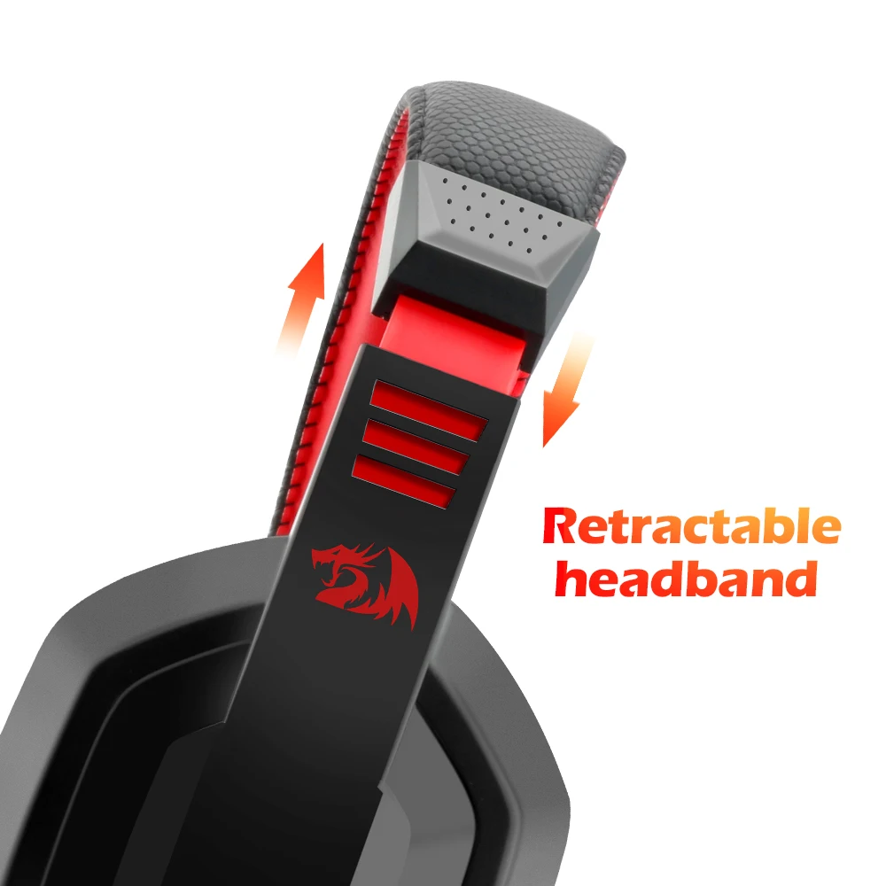 Проводная игровая гарнитура Redragon Garuda H120, 3,5 мм, Микрофон Pro Gamer для ПК, PS4, переключатель, стерео, объемный, компьютерный, стерео микрофон