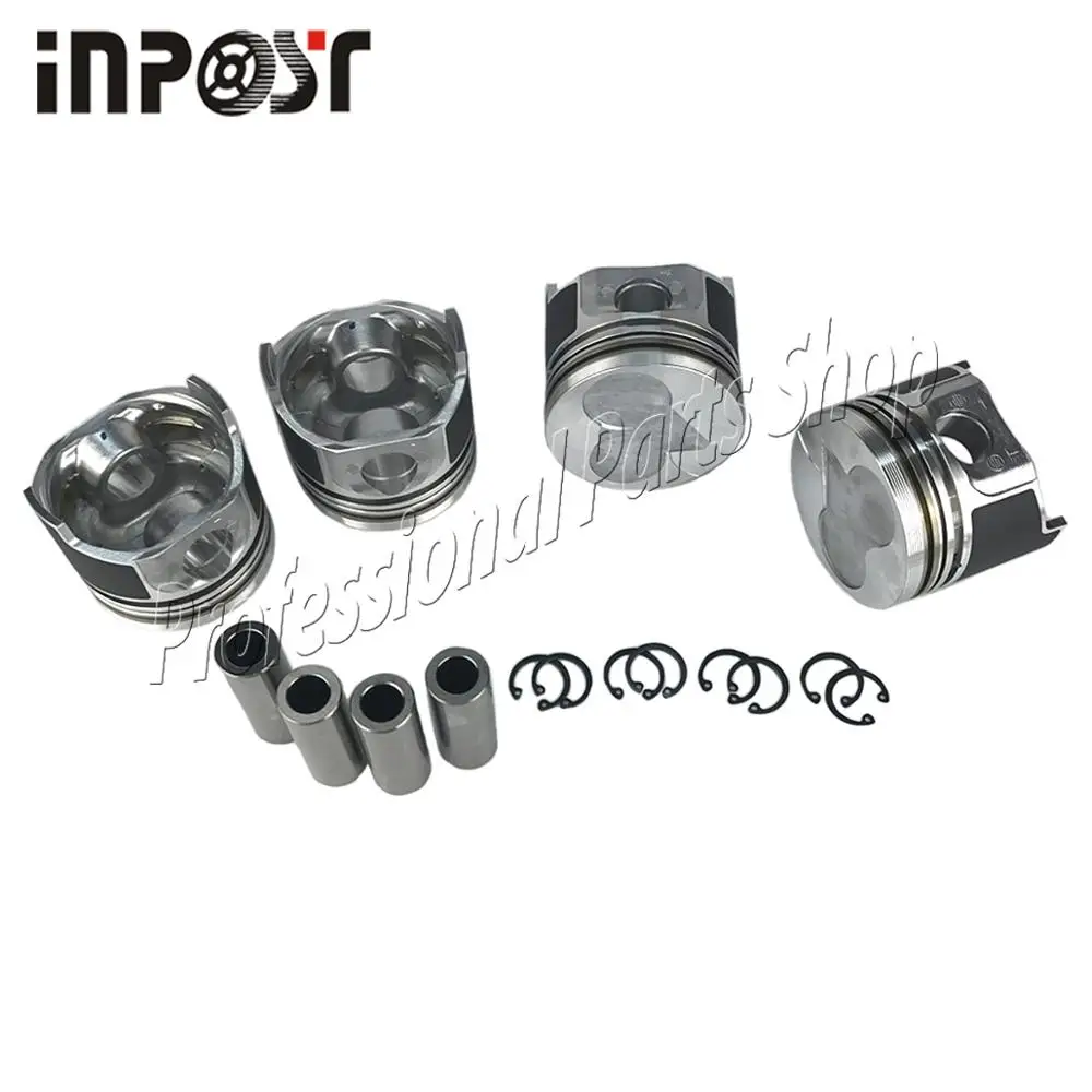 78 мм 4 комплекта STD поршневой для двигателя Kubota V1505 V1505D V1505T KX71H KX91-2 B3200HSD B3300S