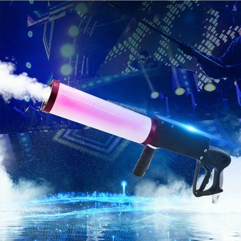 DJ светильник пистолет CO2 газовый баллон RGBW светодиодный s для дискотеки Dj клуба