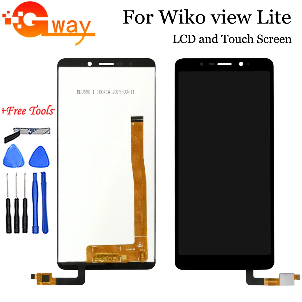 100% протестирован для 5 45 &quotWiko View Lite ЖК дисплей и сенсорный экран дигитайзер