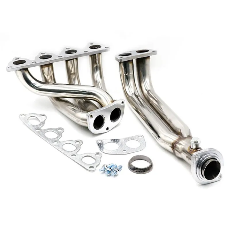 

Установка для автомобиля, выпускной коллектор из нержавеющей стали с яркой текстурой, подходит для Honda