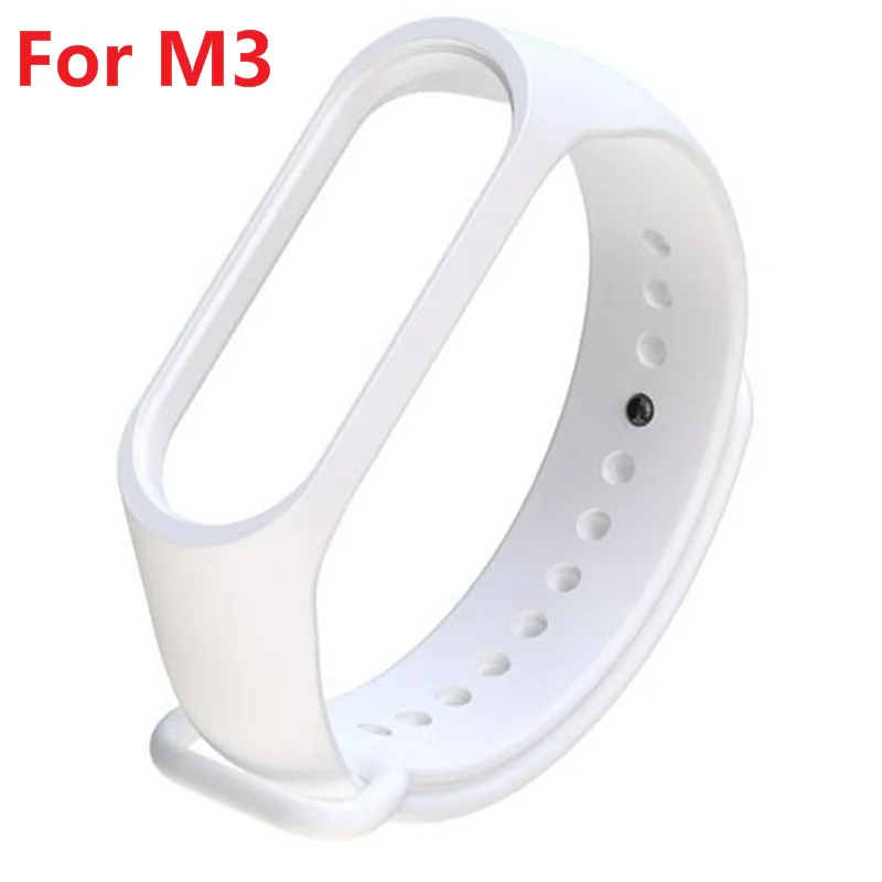 1x умный Браслет для xiaomi mi Band 3 4 спортивный ремешок часы силиконовый ремешок для xiaomi mi band 3 4 браслет mi band 4 3 ремешок - Цвет: For Xiaomi Mi Band 3