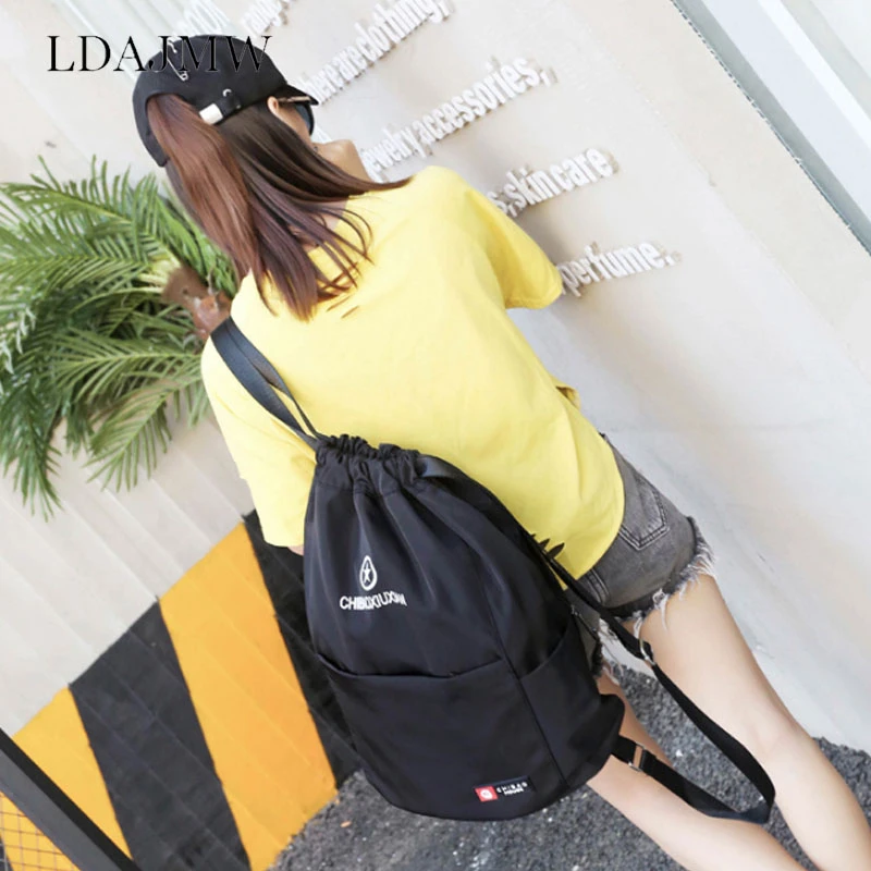 Спортивный водонепроницаемый рюкзак на шнурке вместительная пляжная сумка для