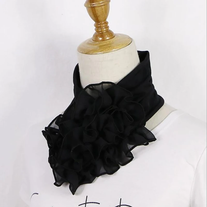 

Fashion Solid Color Floral Collar Scarf Luxury Brand Scarf Women Winter Neckerchief Ring Scarves Head Hijab Scarfs For Ladies