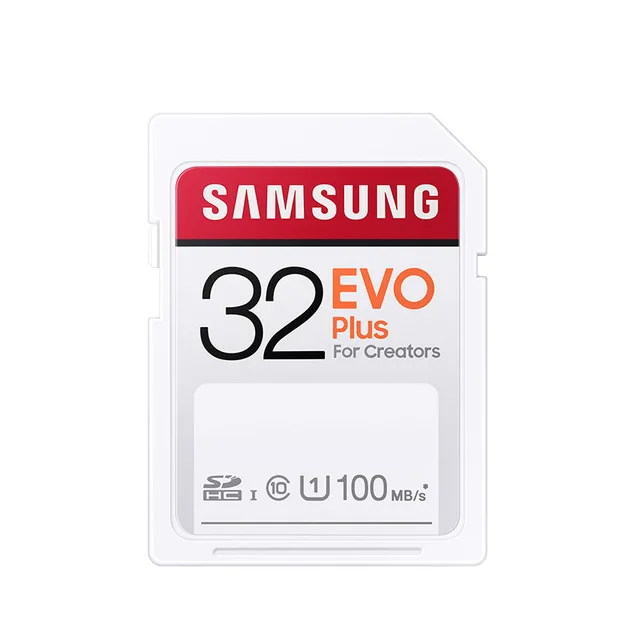 SAMSUNG SD картой памяти на 32 ГБ EVO Plus для создателей 64 Гб 128 256 SDHC/SDXC карты класса 10 до